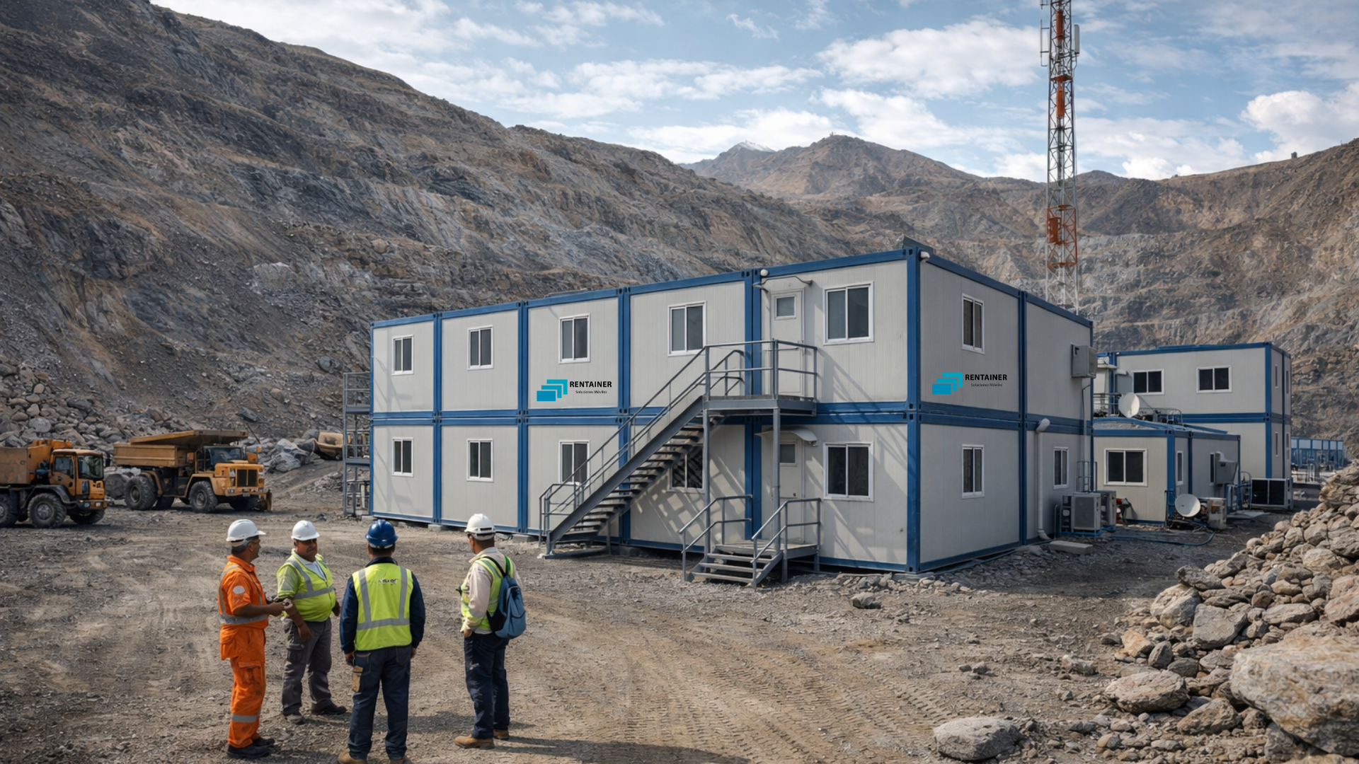 Campamentos modulares para minería Rentainer